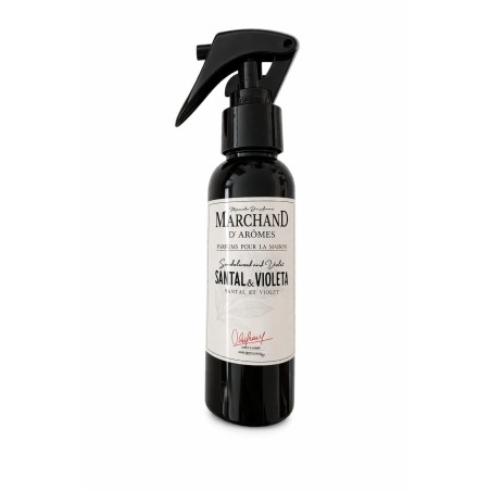 Aromatizador Premium con Spray Natural - Sándalo y Violeta
